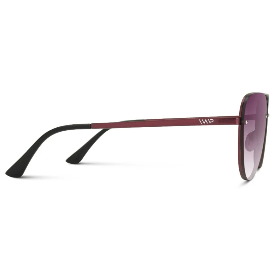 WMP Jade sunglasses, burgundy/burgundy