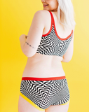 Thunderpants panties, Hipster Tropical Trippy print