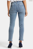 NYDJ Sheri slim jeans, high-rise Indigo Stream