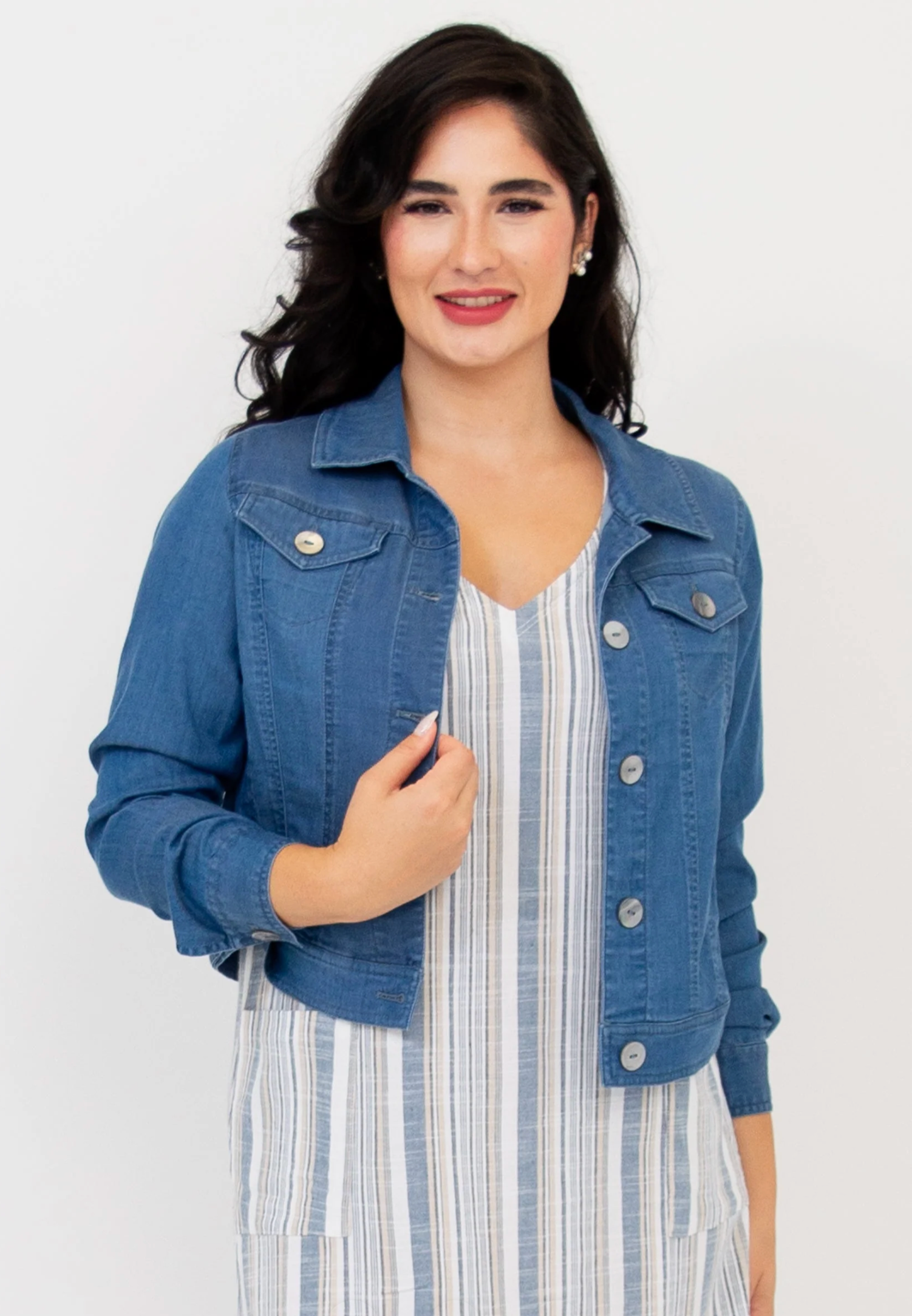 Blue Sky Colleen jacket, tencel  denim