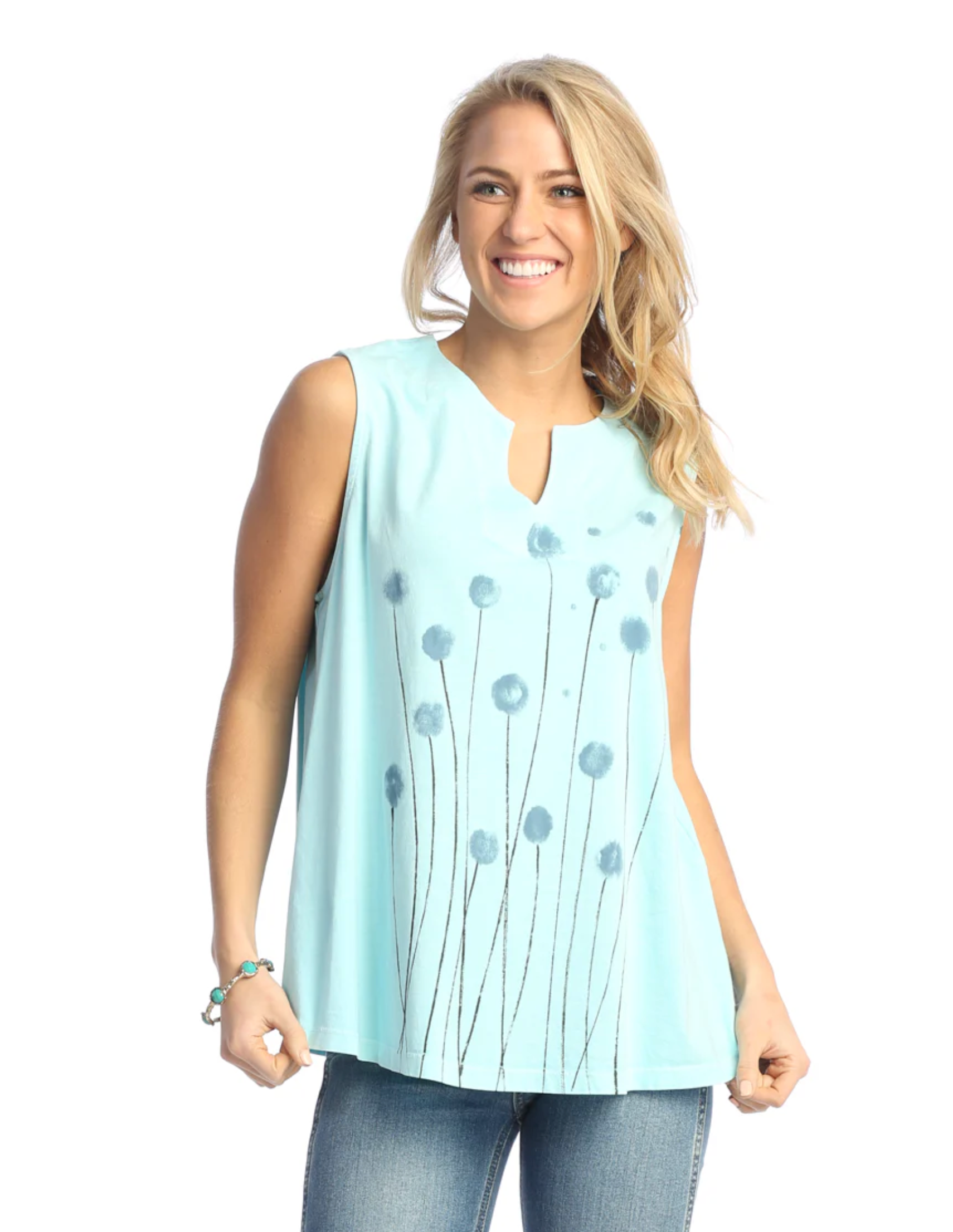 Weekend by Jess & Jane tank, sleeveless Cheery