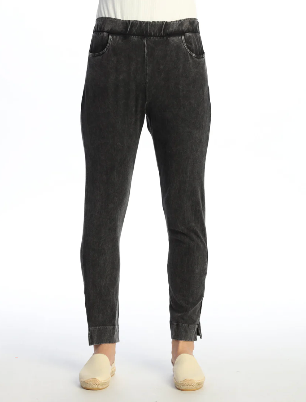Jess & Jane pant M132, slim leg pocket