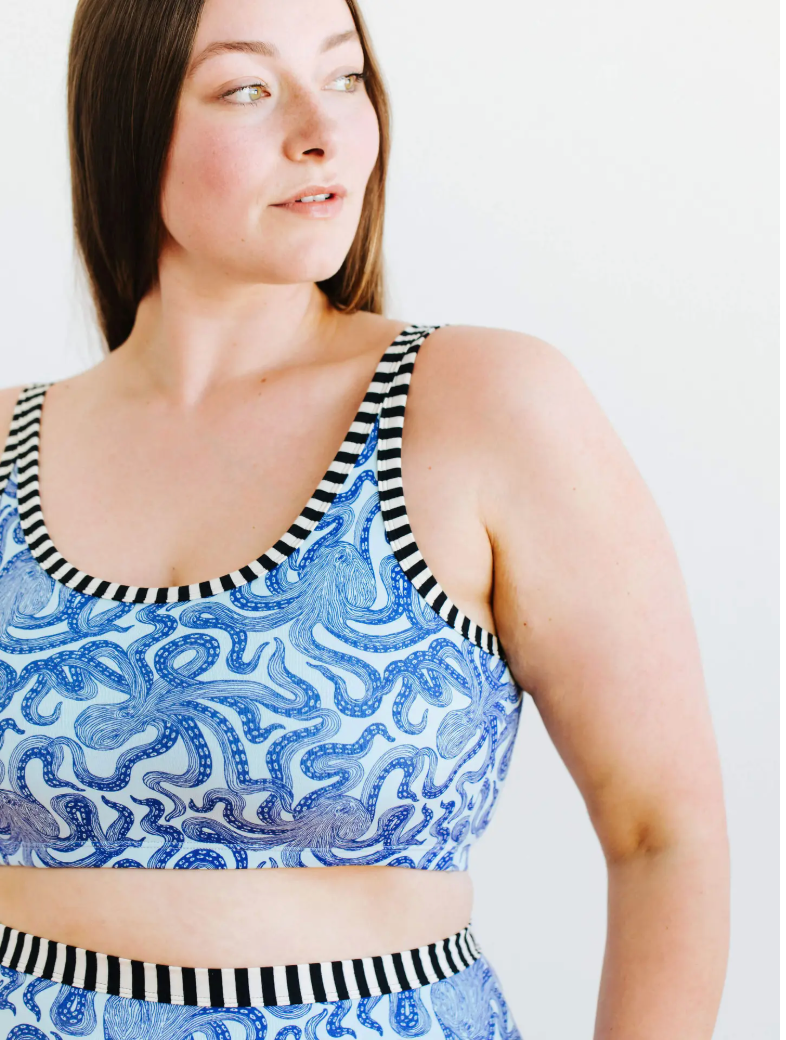 Bralette Thunderpants, estampado de margaritas