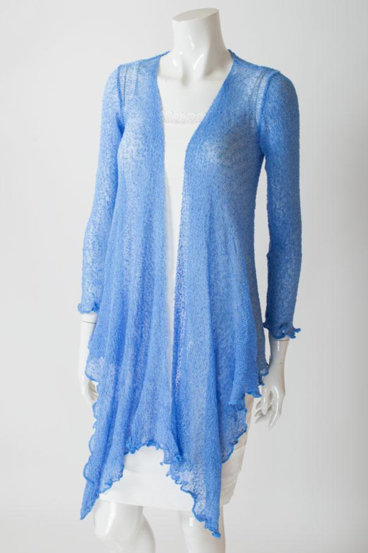 Blue Sky cardigan, long mesh shrug (14 colors)