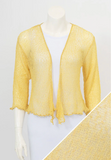 Blue Sky cardigan, short mesh shrug (12 colors)