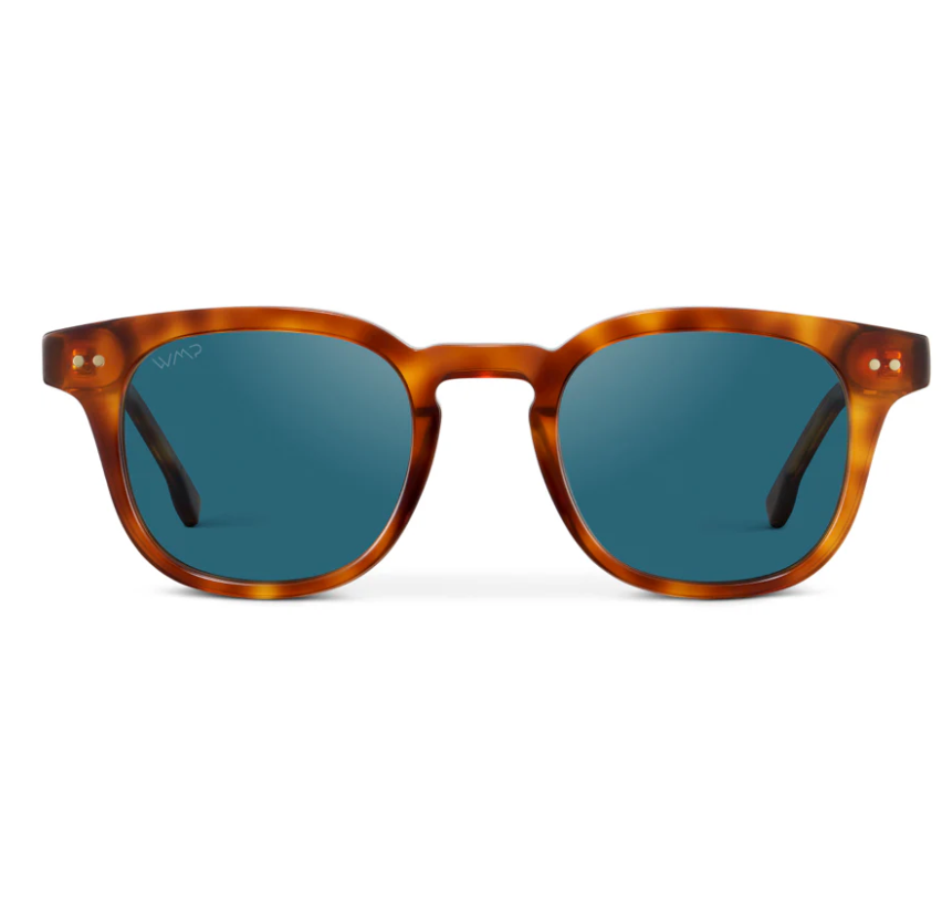 WMP Clark polarized sunglasses, saddlewood tortoise