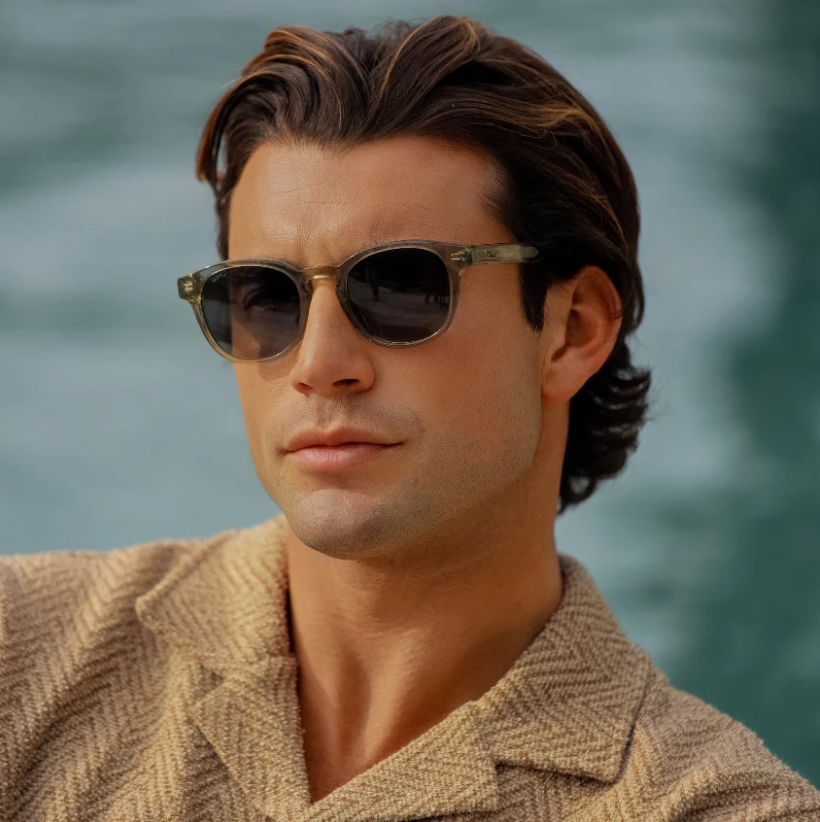 WMP Felix polarized sunglasses, palm green