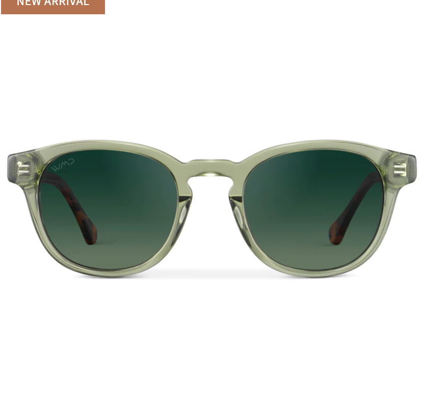 WMP Felix polarized sunglasses, palm green