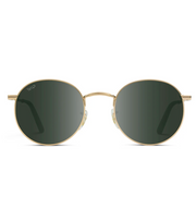 WMP Nevada polarized sunglasses, gold/smoke green