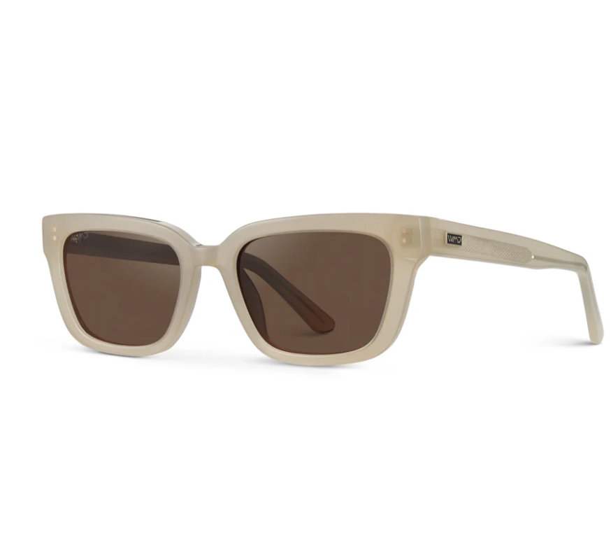 WMP Vivian polarized sunglasses, pearl beige