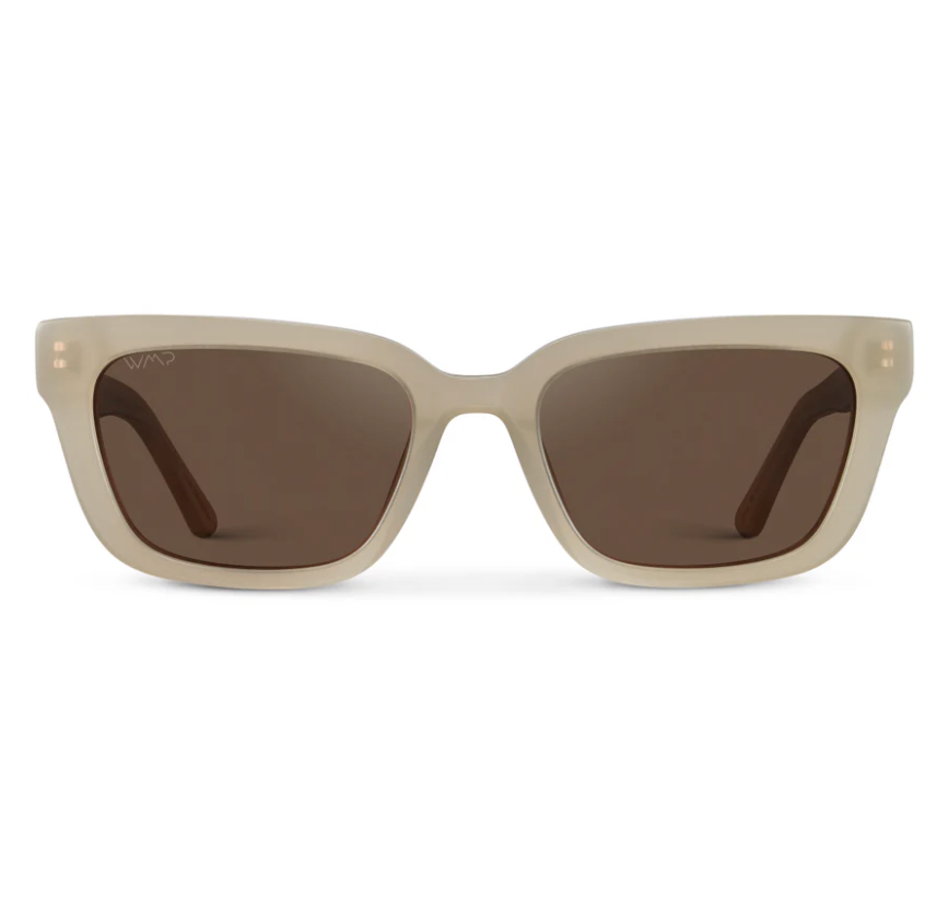 WMP Vivian polarized sunglasses, pearl beige