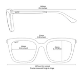 Gafas de sol WMP Prescott azul denim/negro