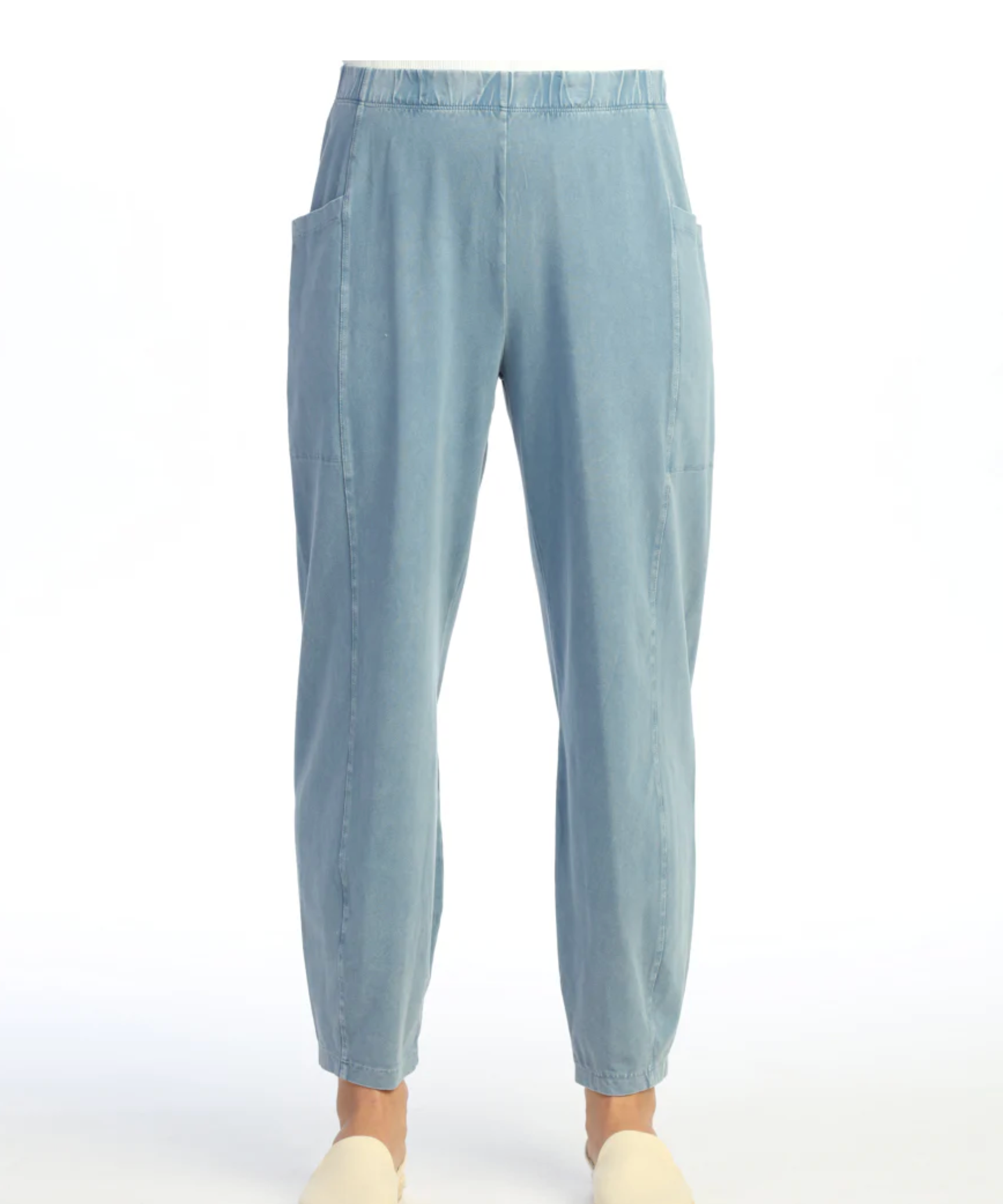 Jess & Jane pant M100, cotton mineral wash lantern (2 colors)