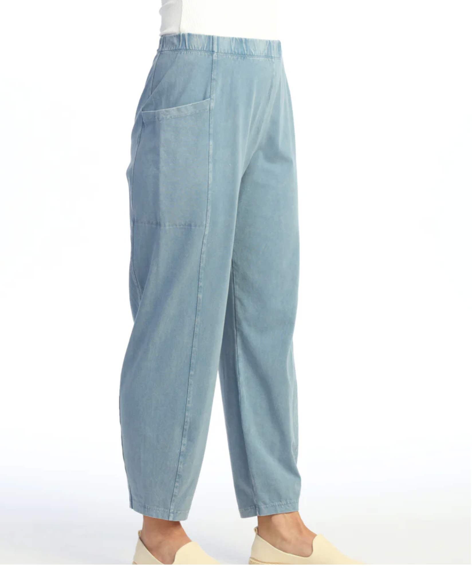 Jess & Jane pant M100, cotton mineral wash lantern (2 colors)