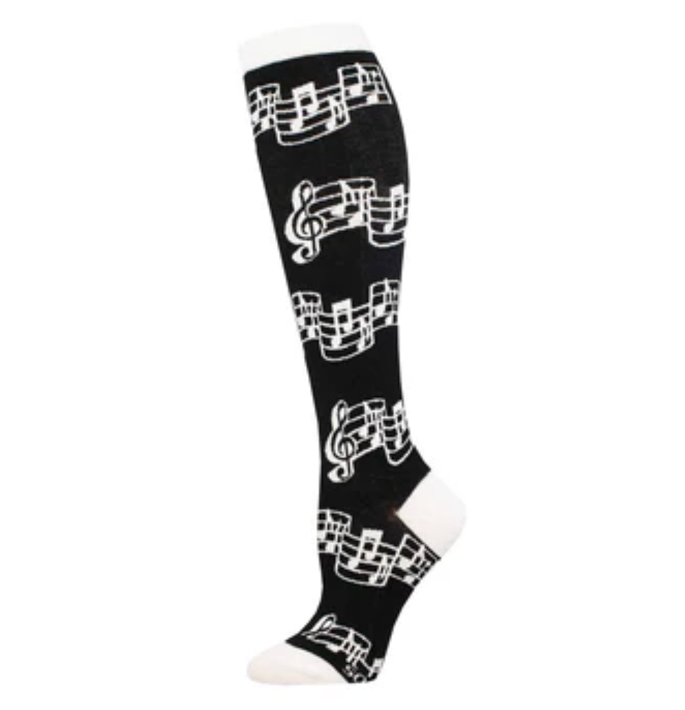 Socksmith graphic  cotton knee high, women's sizing