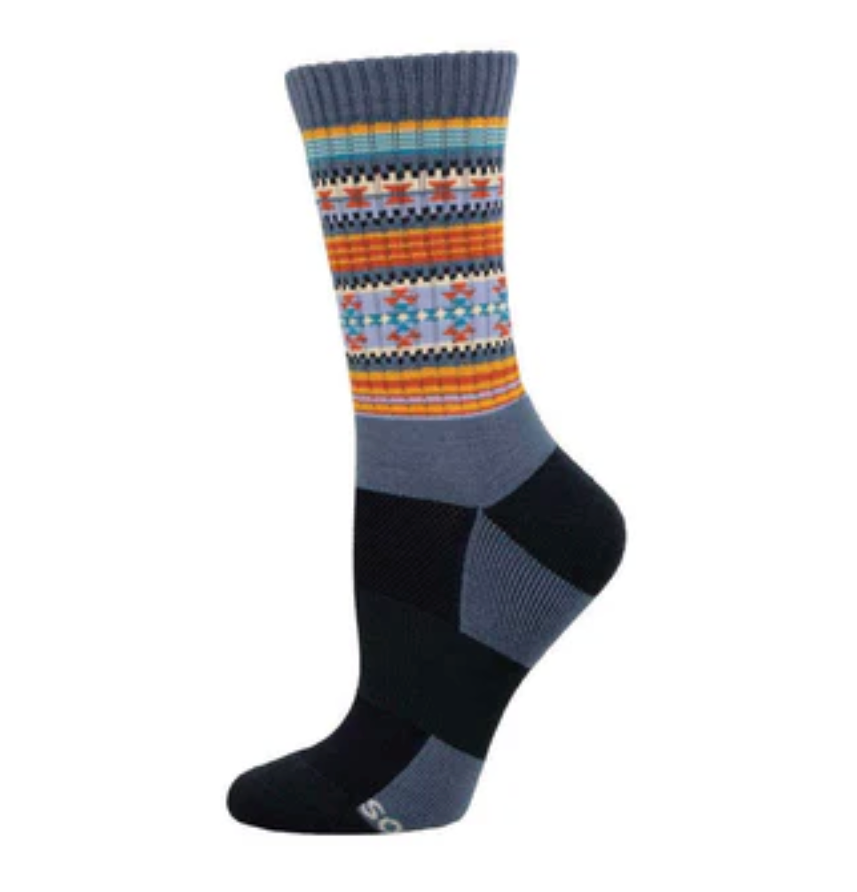 Calcetines de lana merino Socksmith Compass, tallas para mujer y HOMBRE