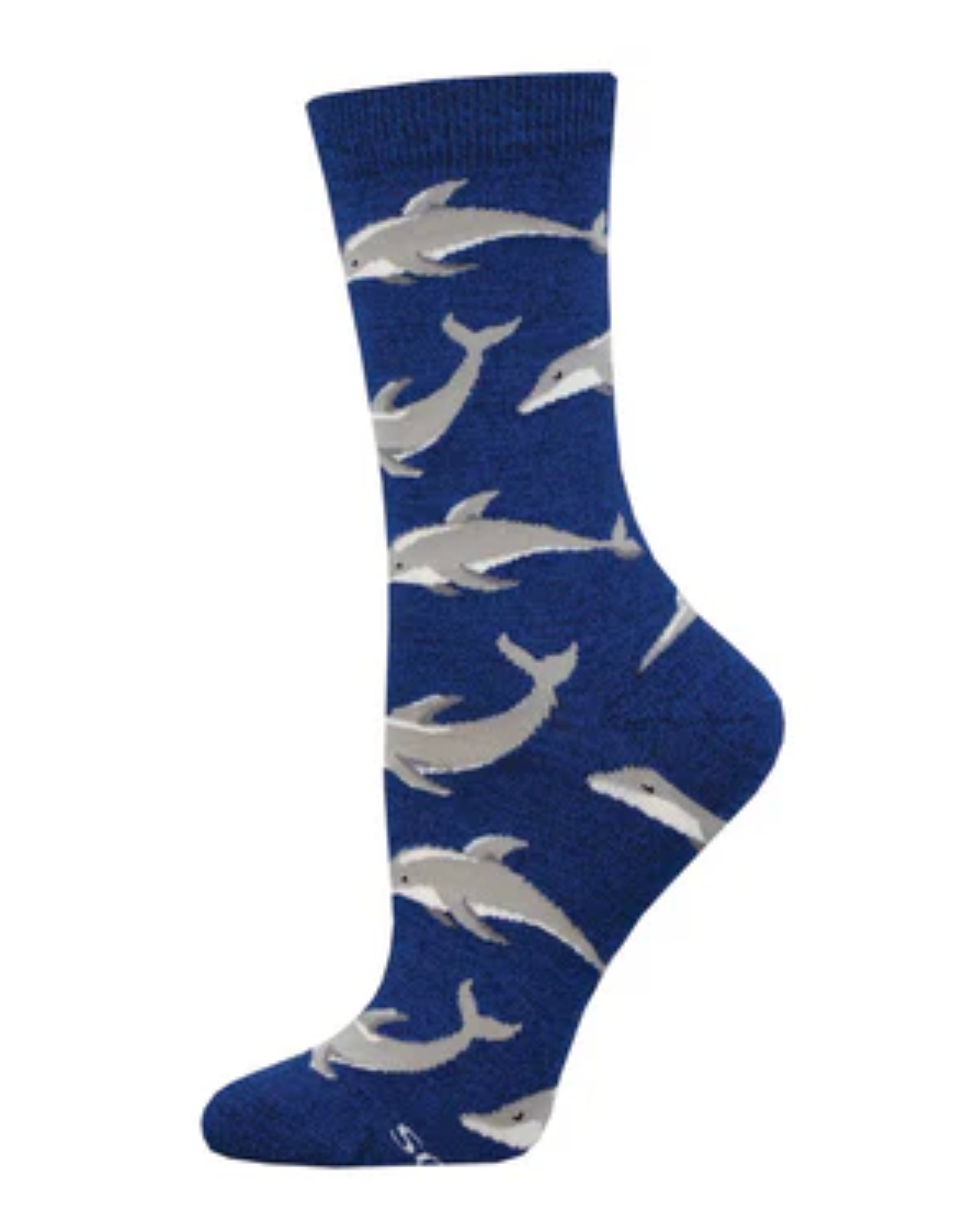 Socksmith bamboo graphic crew, women's sizing (35+ patterns)