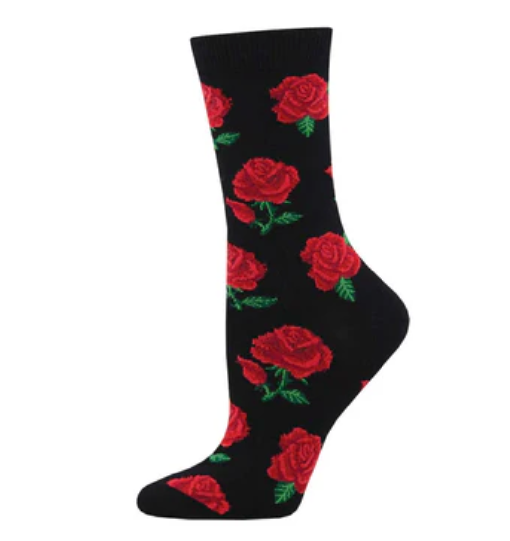 Socksmith bamboo graphic crew, women's sizing (35+ patterns)