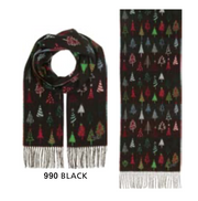 Fraas scarf 625409, Xmas trees (3 colors)
