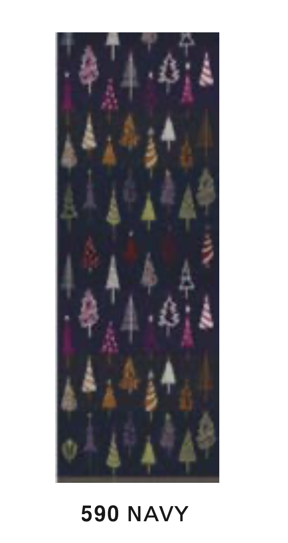 Fraas scarf 625409, Xmas trees (3 colors)