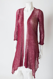 Blue Sky cardigan, long mesh shrug (14 colors)