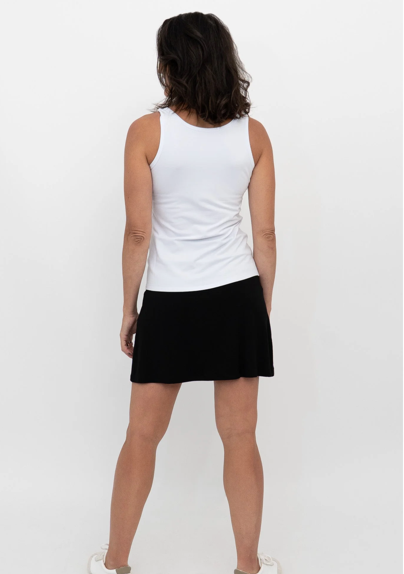 Vestido túnica Blue Sky Spirit, bambú liso sin mangas