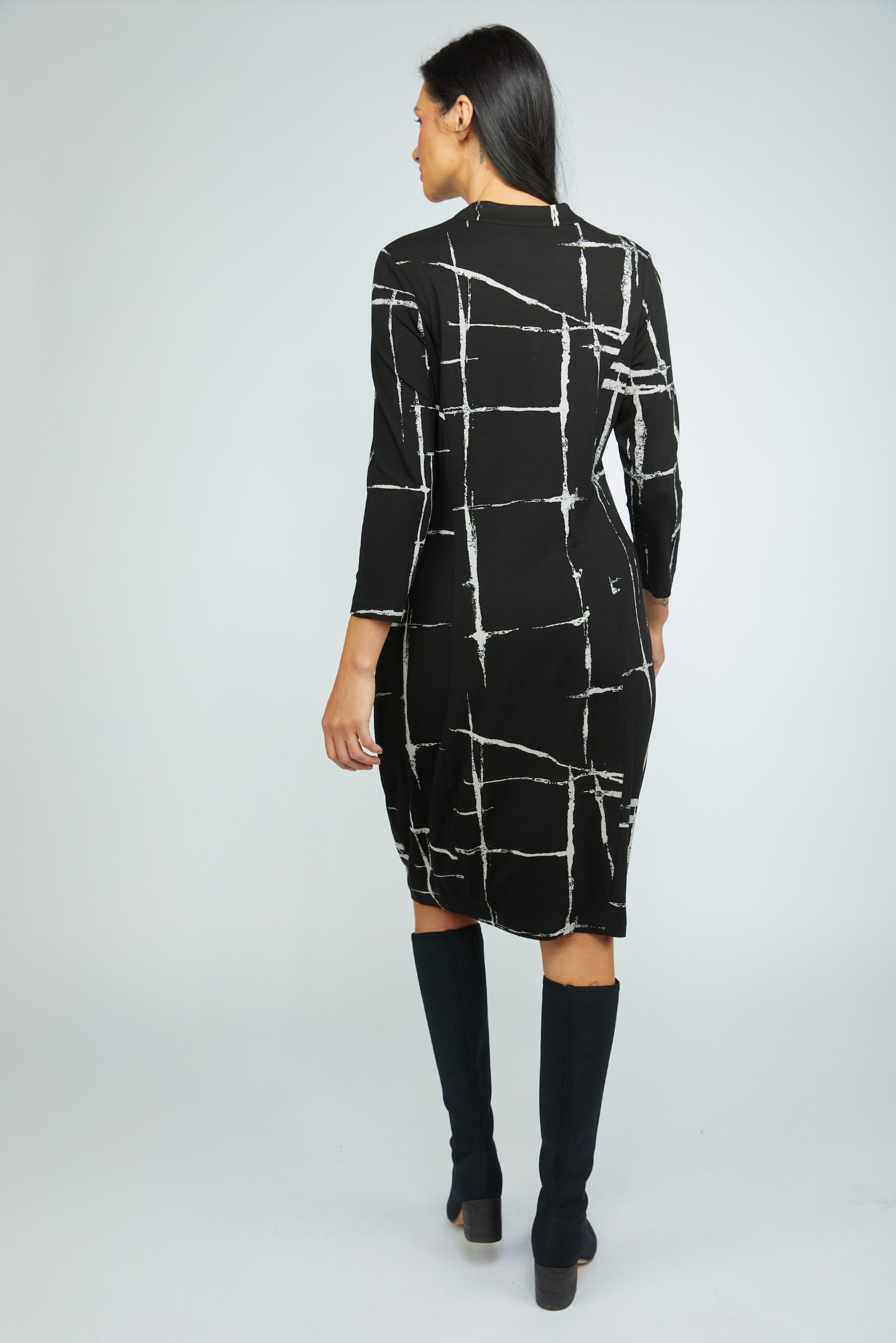 Olivia by Habitat dress 147567, arthouse grid cocoon