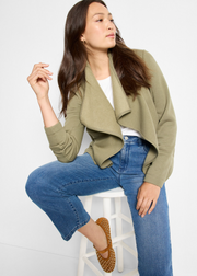 Cárdigan Nic + Zoe, liso en 4 direcciones