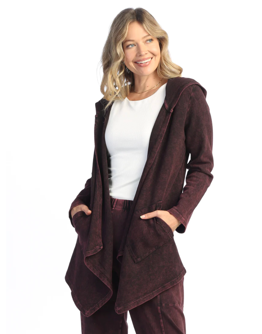 Jess & Jane hoodie, thermal cascade front (4 colors)