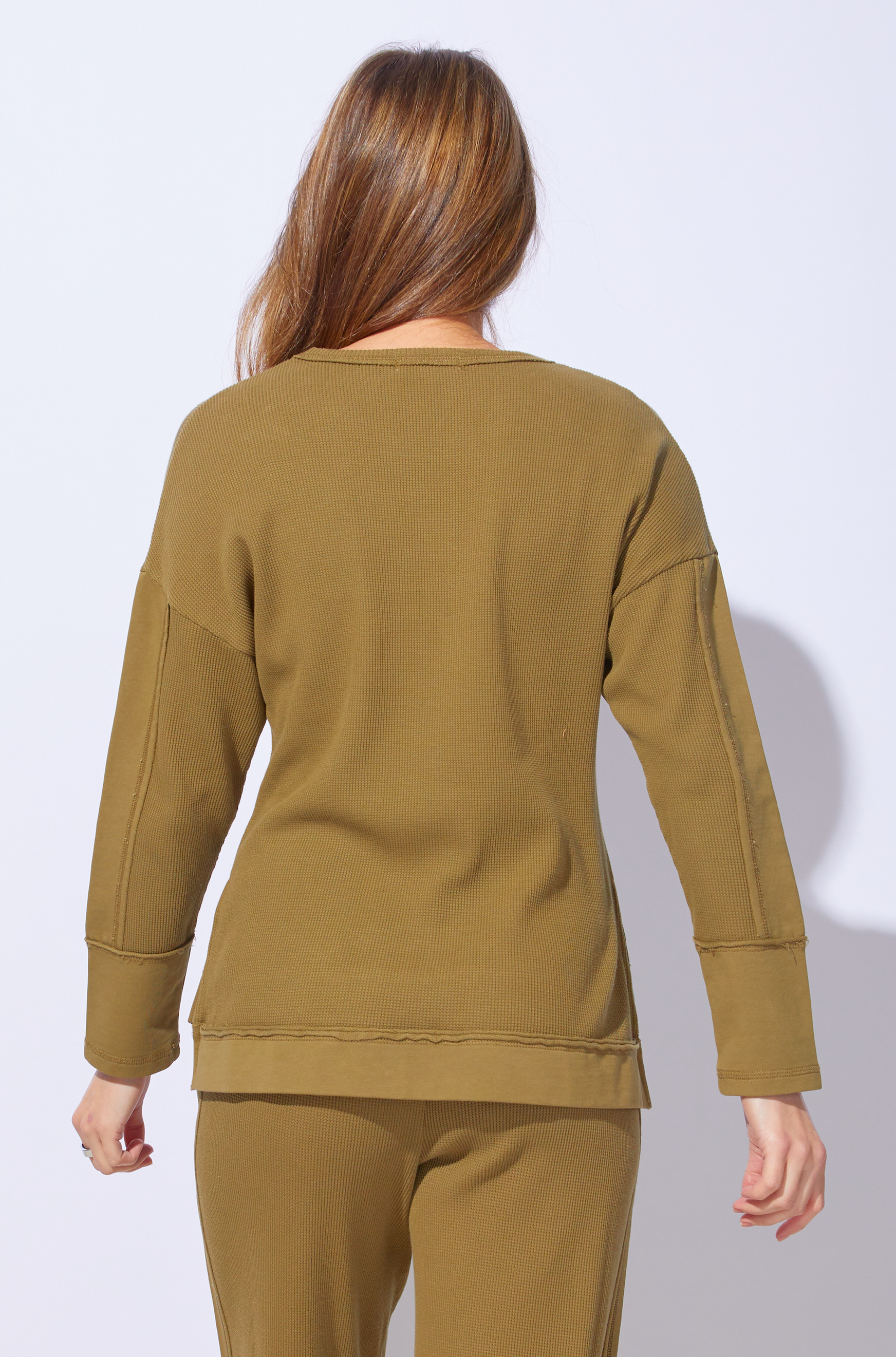 Escape by Habitat shirt 26533, waffle knit crew