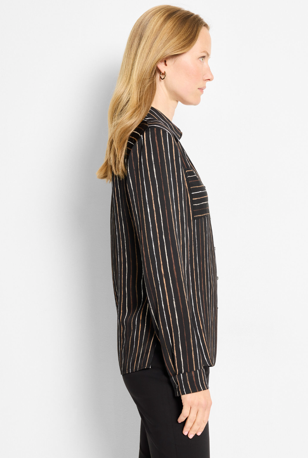Nic + Zoe shirt 251621, mini painted stripe