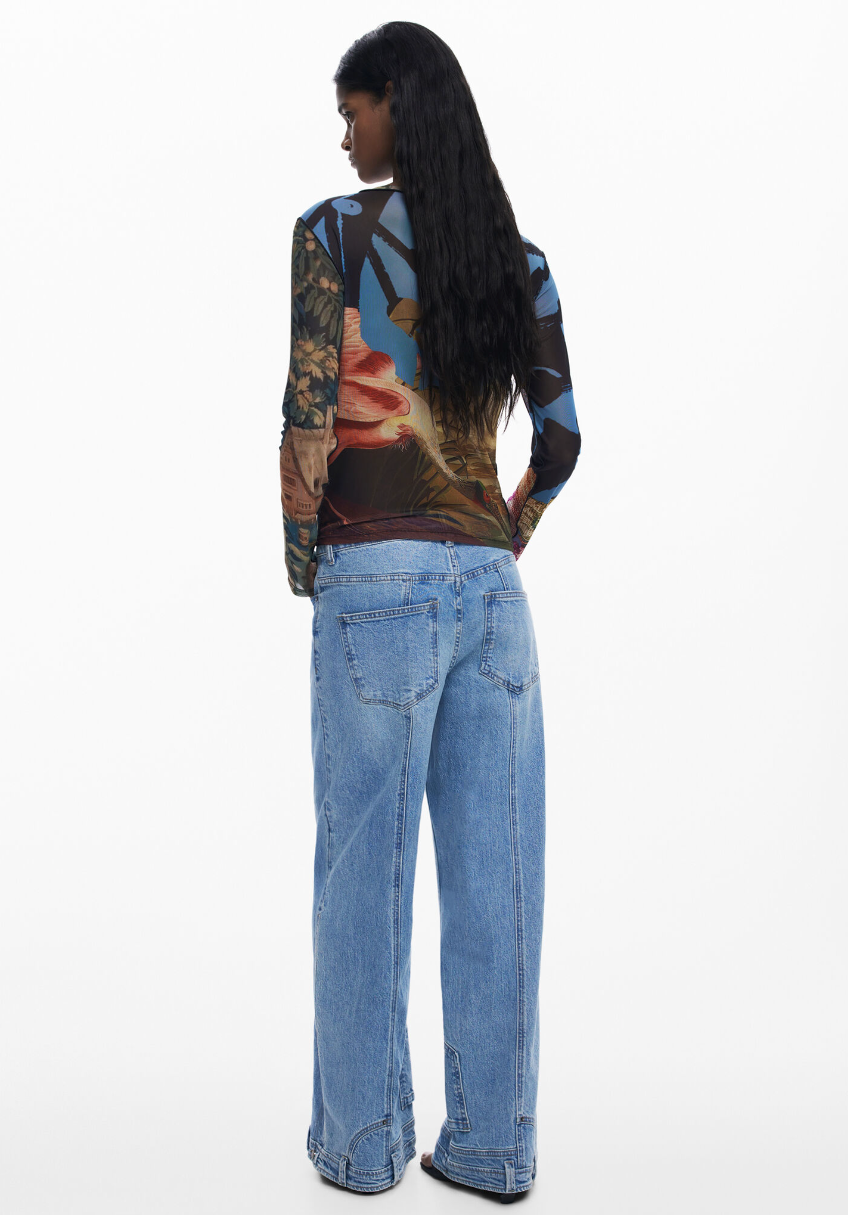 Desigual Dragon shirt, Lacroix tulle