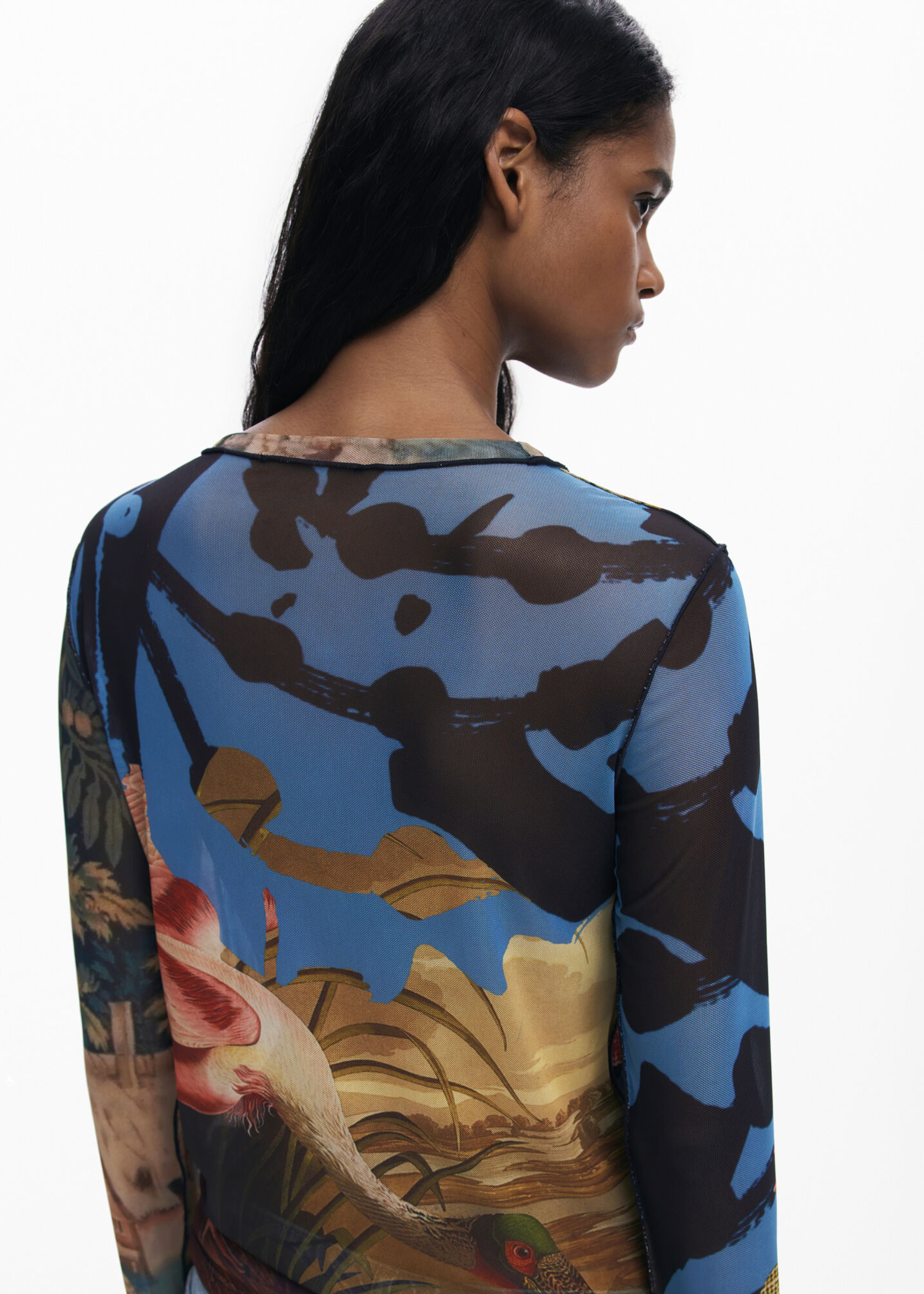 Desigual Dragon shirt, Lacroix tulle