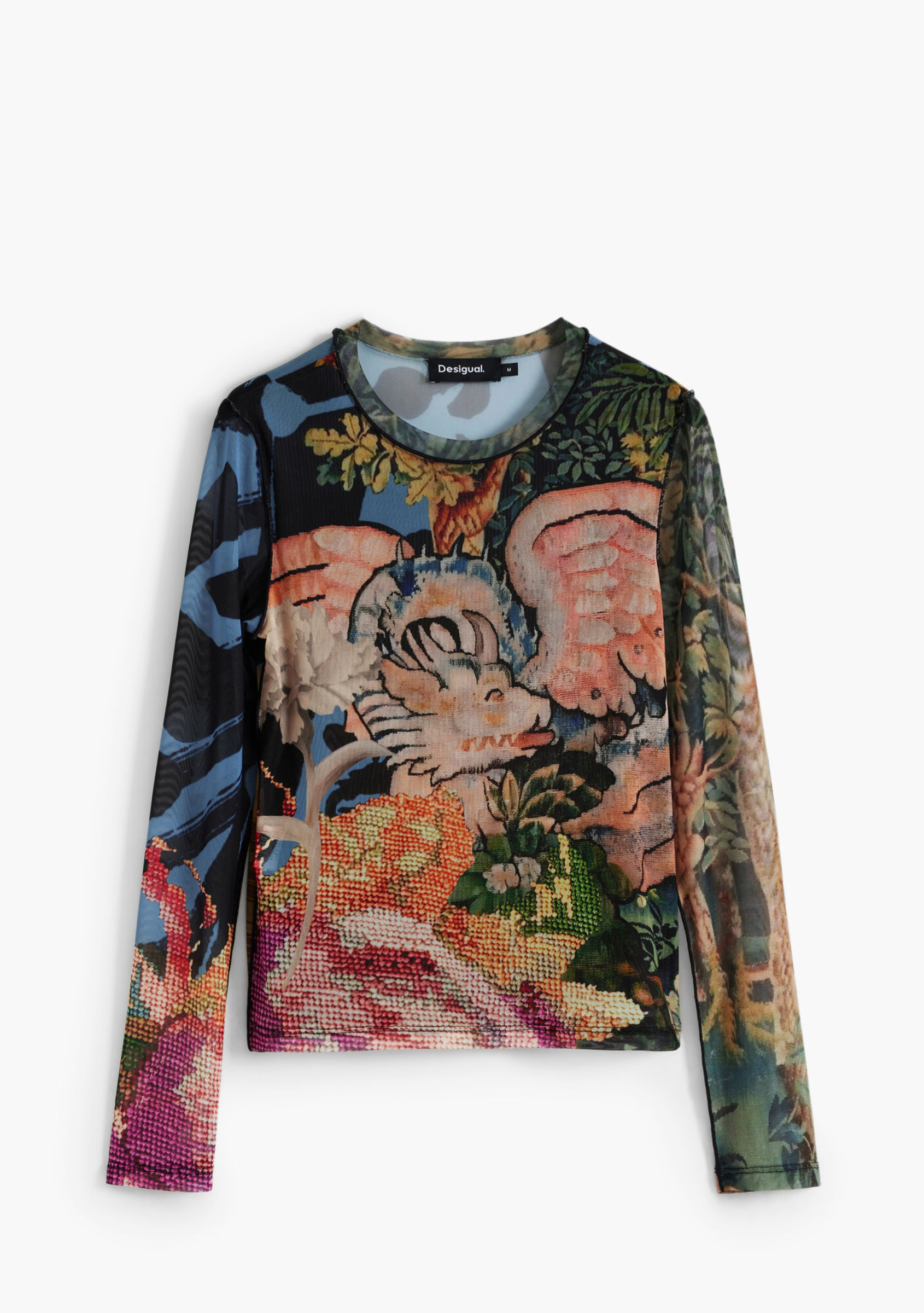Desigual Dragon shirt, Lacroix tulle