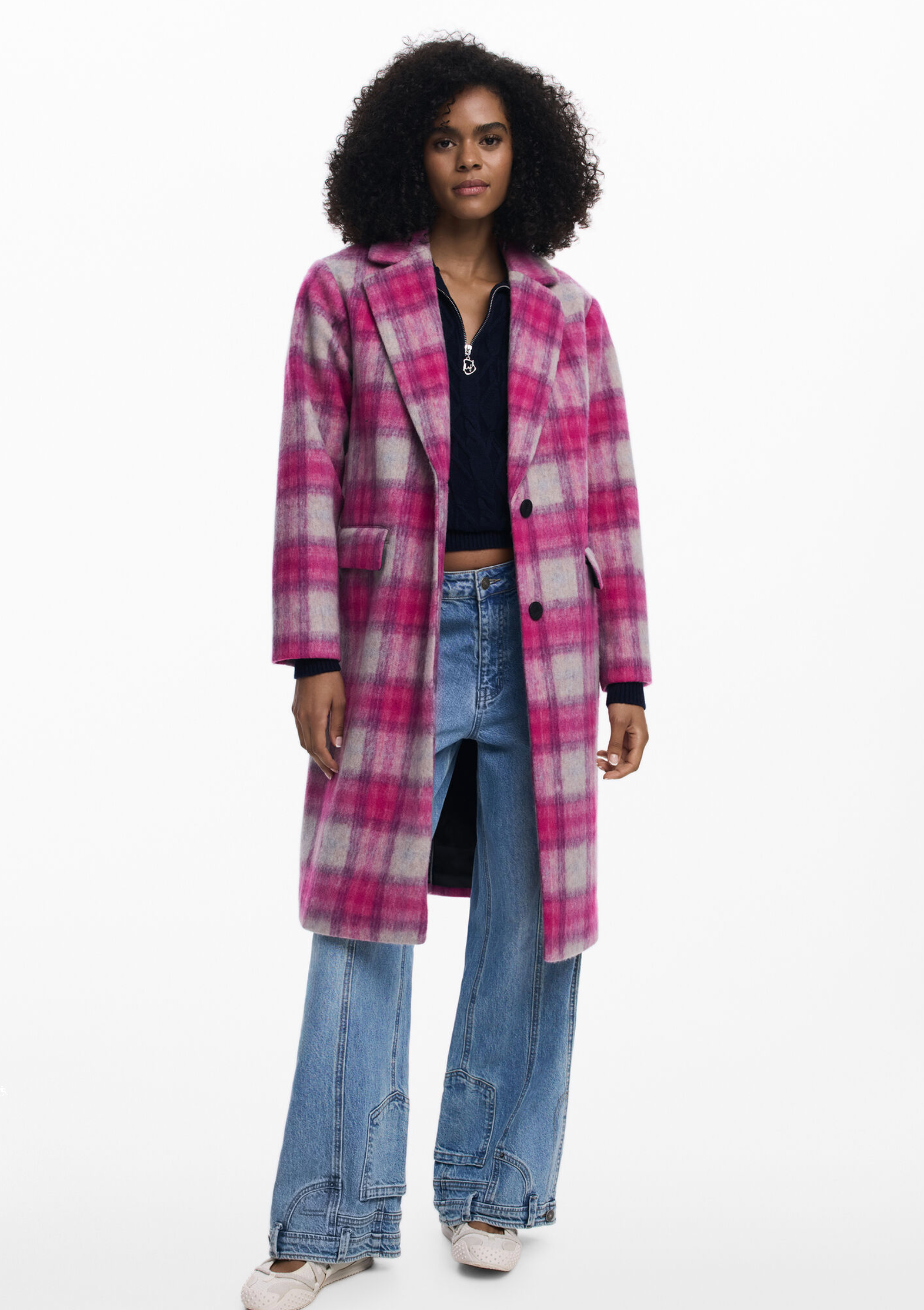 Camisa Desigual Abata, encaje con botones delanteros