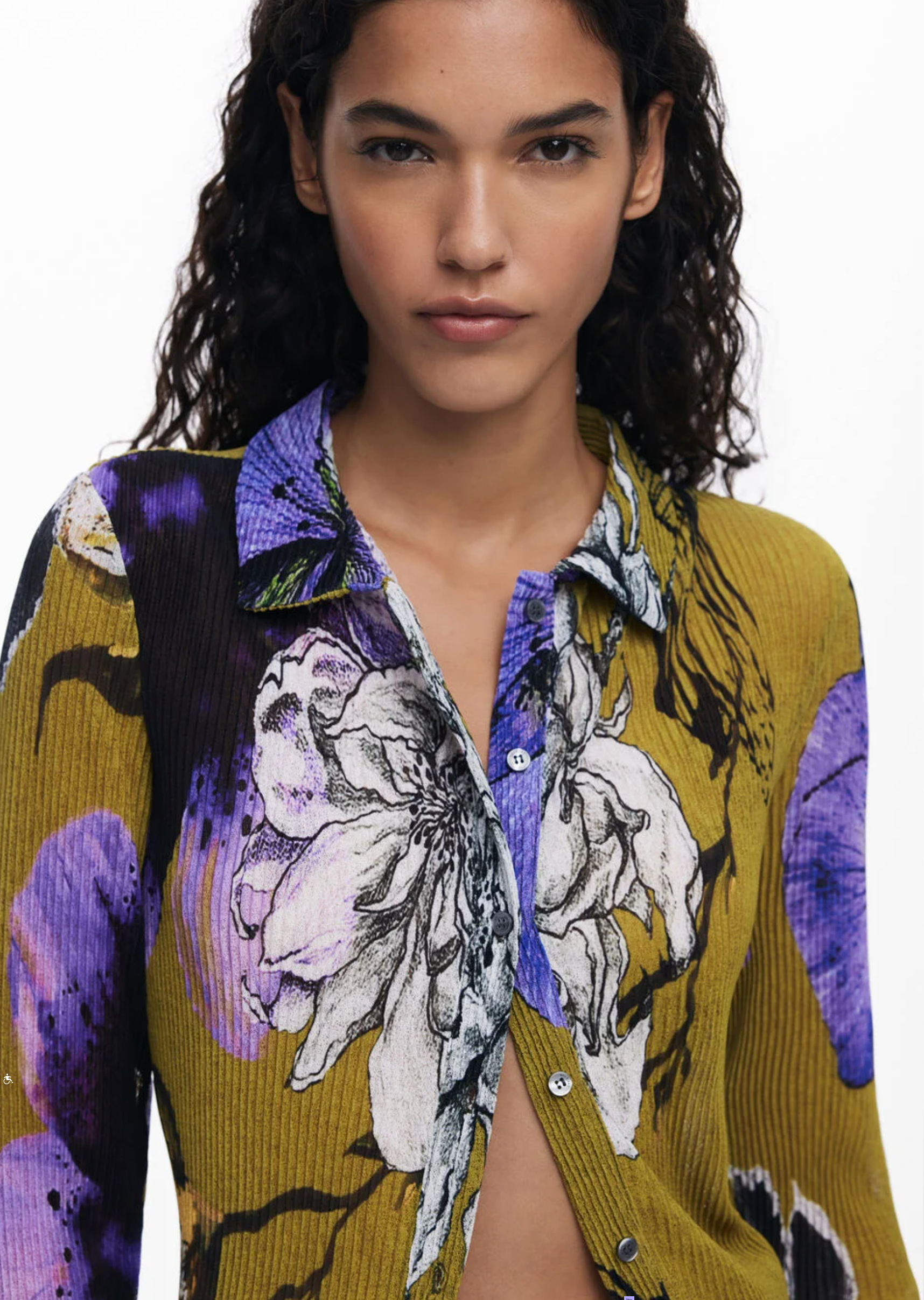 Desigual Tulleflower shirt, Lacroix pleated