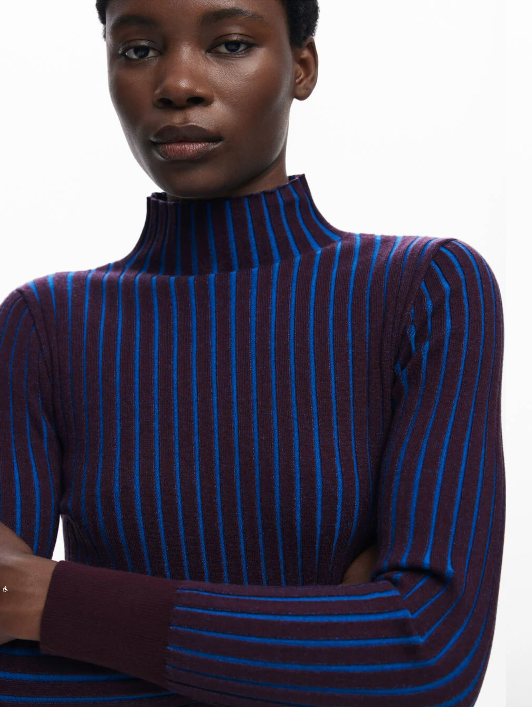 Desigual Barrow sweater, ribbed mockneck