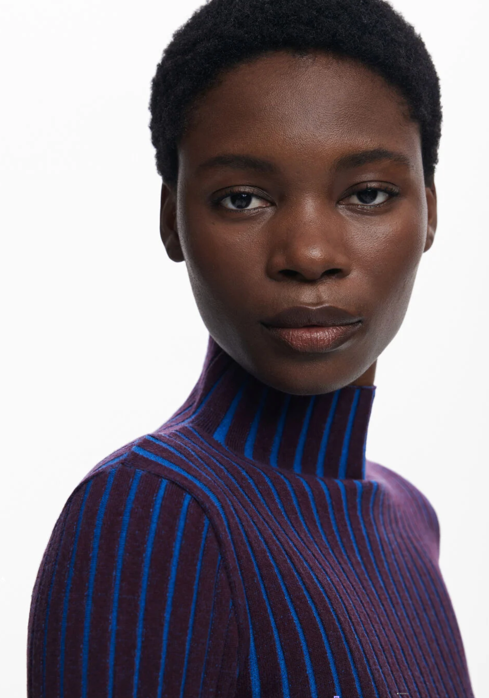 Desigual Barrow sweater, ribbed mockneck