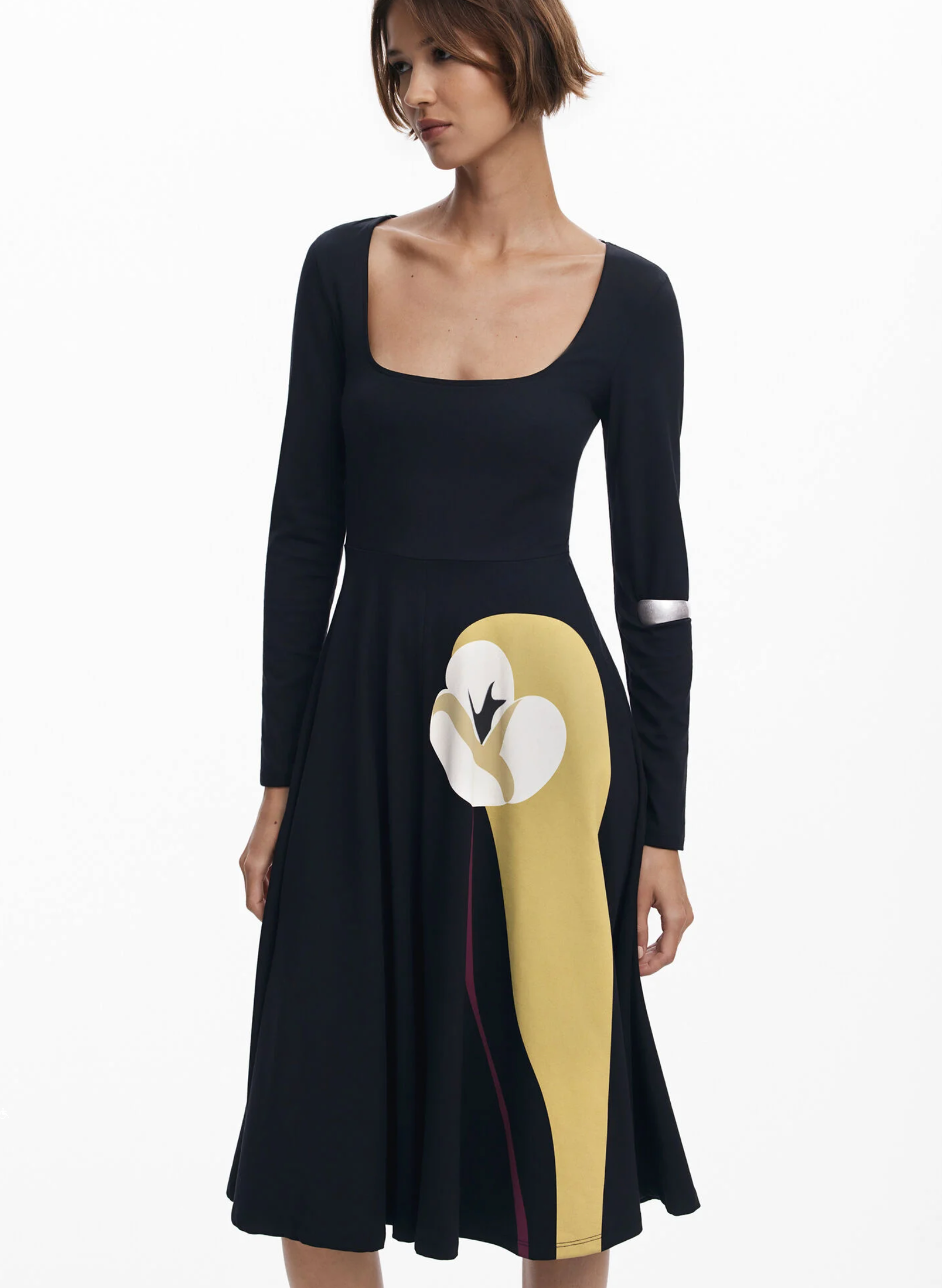 Desigual Lirio dress, scoop-neck midi