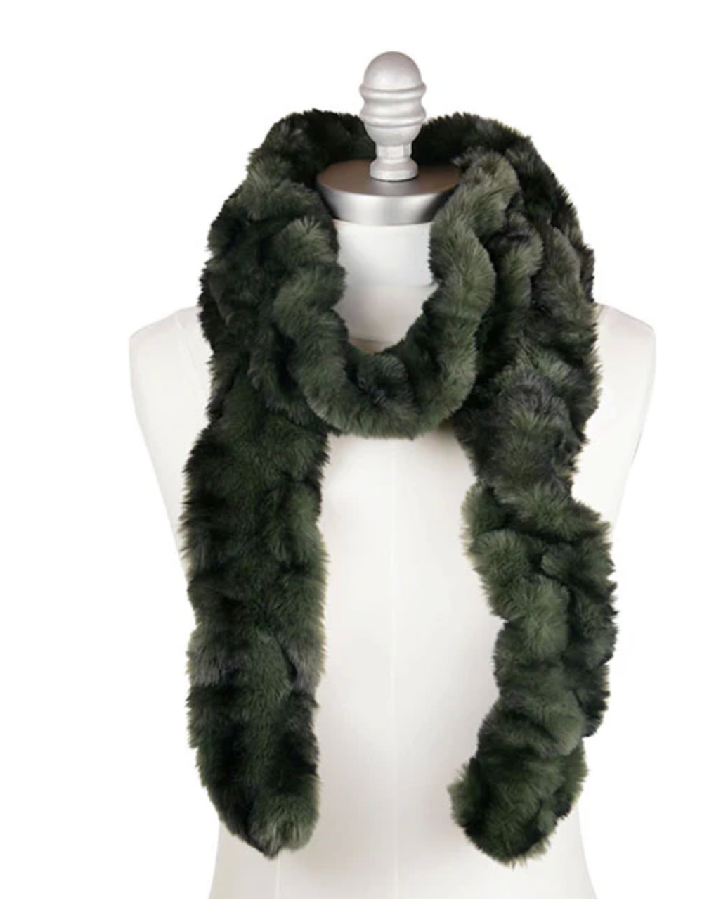 Pandemonium faux fur scarf, stretch (8 colors)