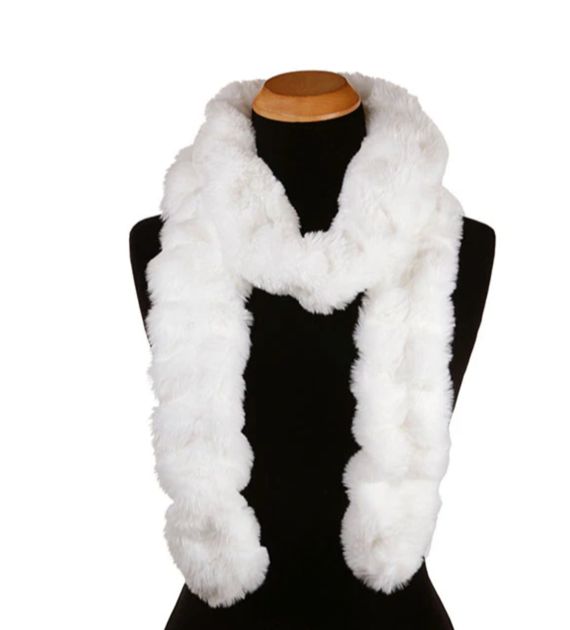 Pandemonium faux fur scarf, stretch (8 colors)