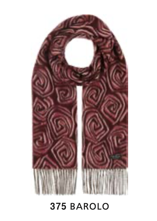 Fraas scarf 625523, Geometric swirls cashmink (2 colors)