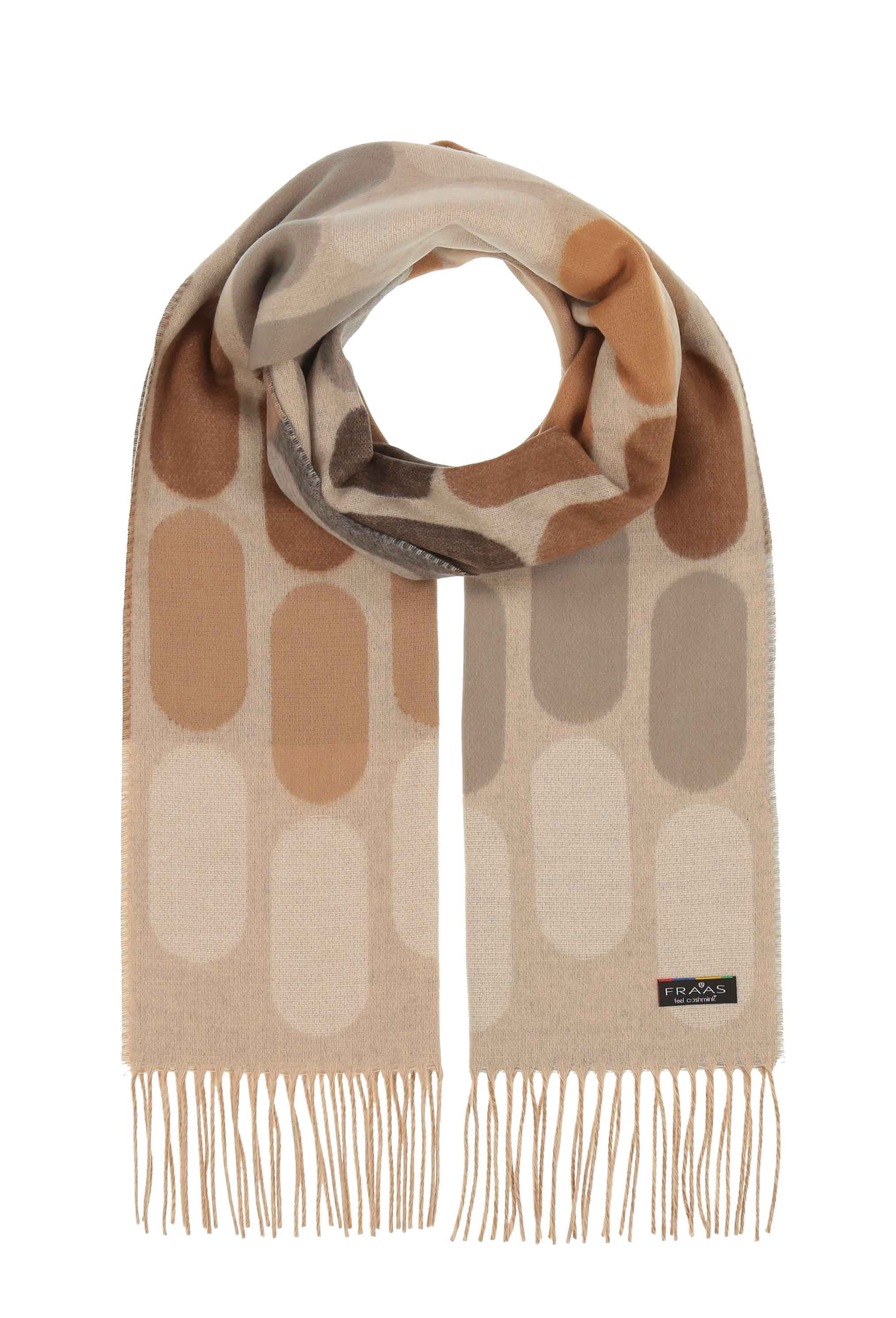 Fraas scarf 625524, Elongated dots cashmink
