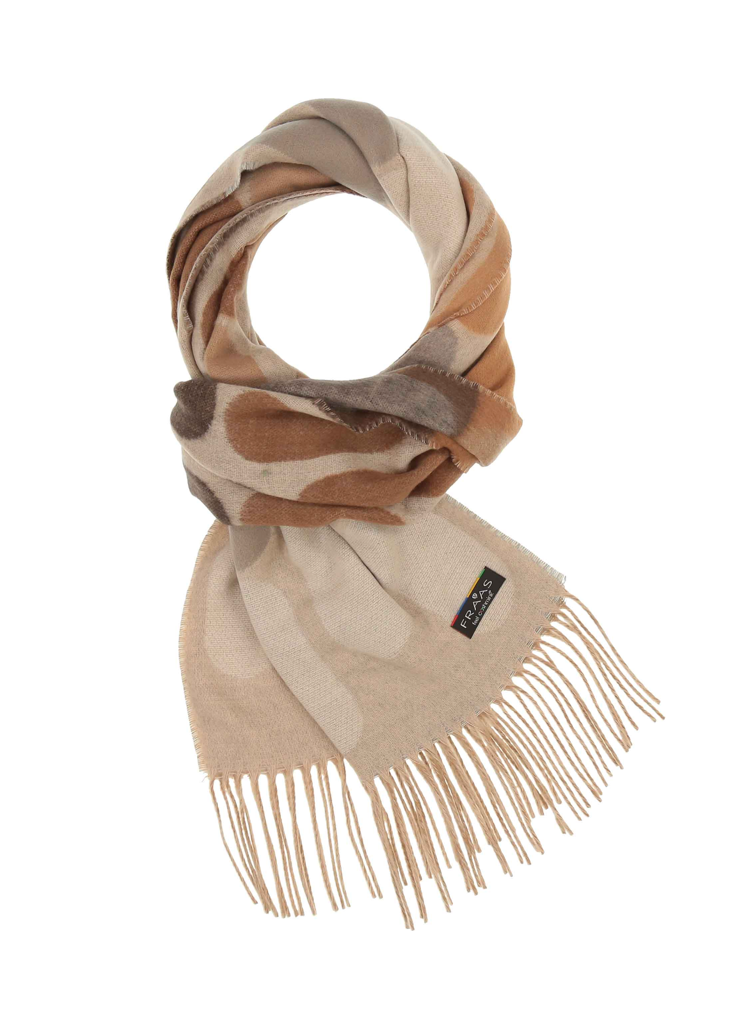 Fraas scarf 625524, Elongated dots cashmink