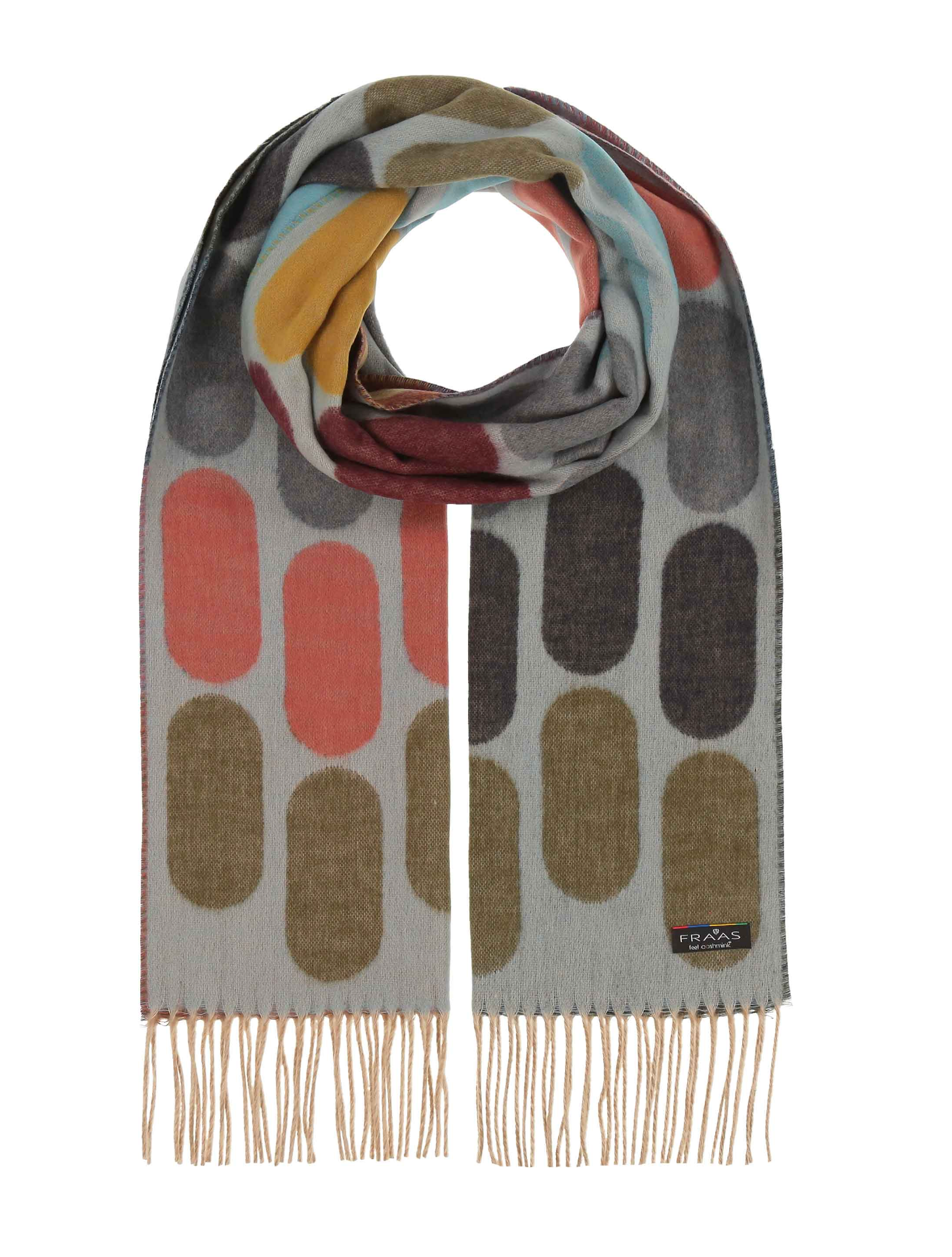 Fraas scarf 625524, Elongated dots cashmink