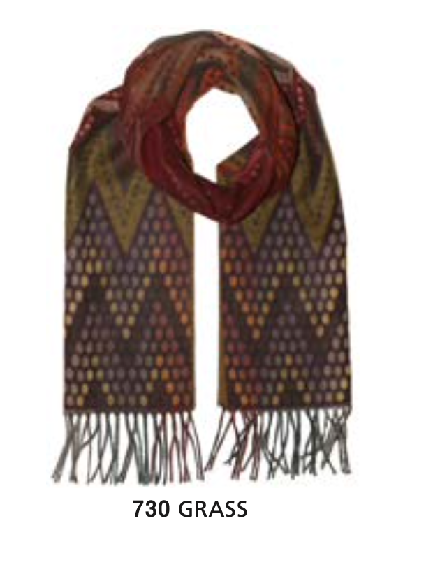 Fraas scarf 731445, Zigzag Dot cashmink