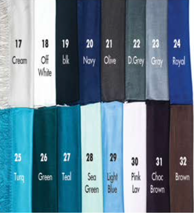 Rapti scarf (633S), cashmere solid (10 colors)