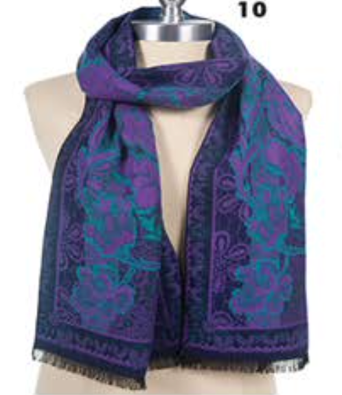 Rapti scarf (PSC), cashmere print (10 colors)