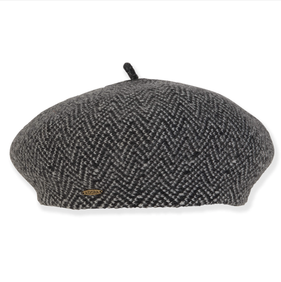 Adora hat 1626, soft wool beret