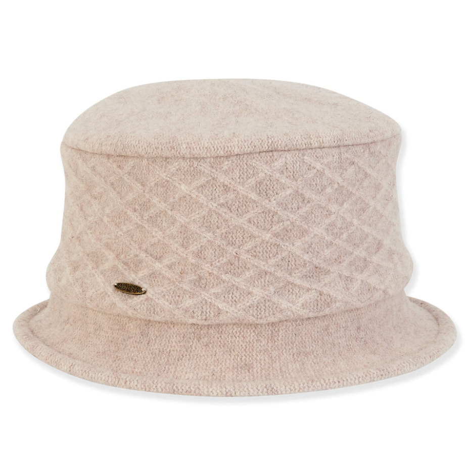 Adora hat 1443, soft wool cloche (2 colors)